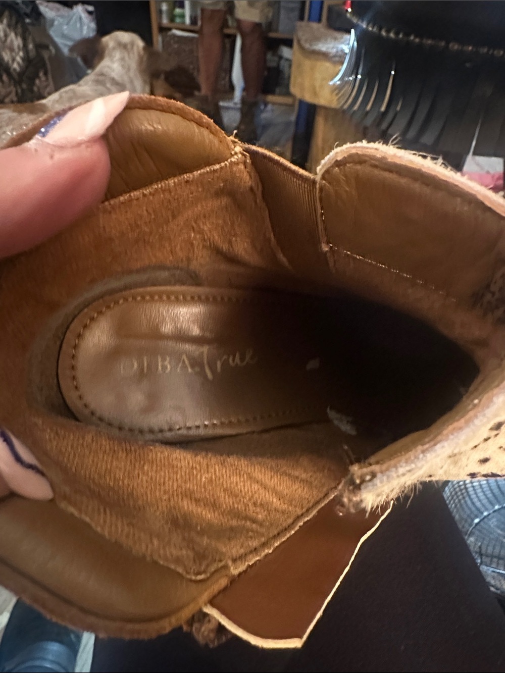 Diba True Women's Brown Leather Ankle Bootie
